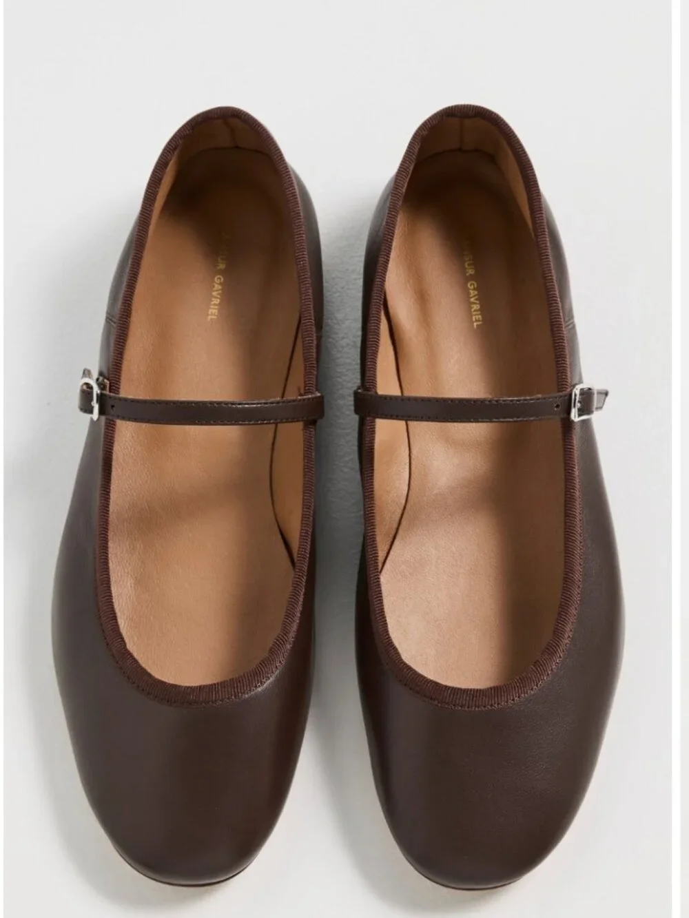Mansur Gavriel Dance Mary Jane Flat - Brown Sz 7.5